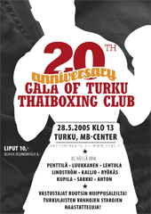 Turku Thaiboxing Club ry 20-vuotisgaala